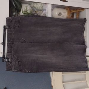 NWT Stretch Denim Elastic Waist Skirt